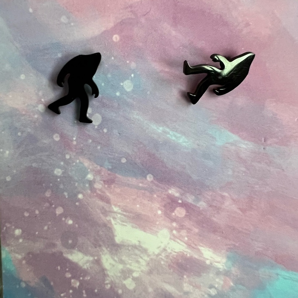Bigfoot/Sasquach earrings
